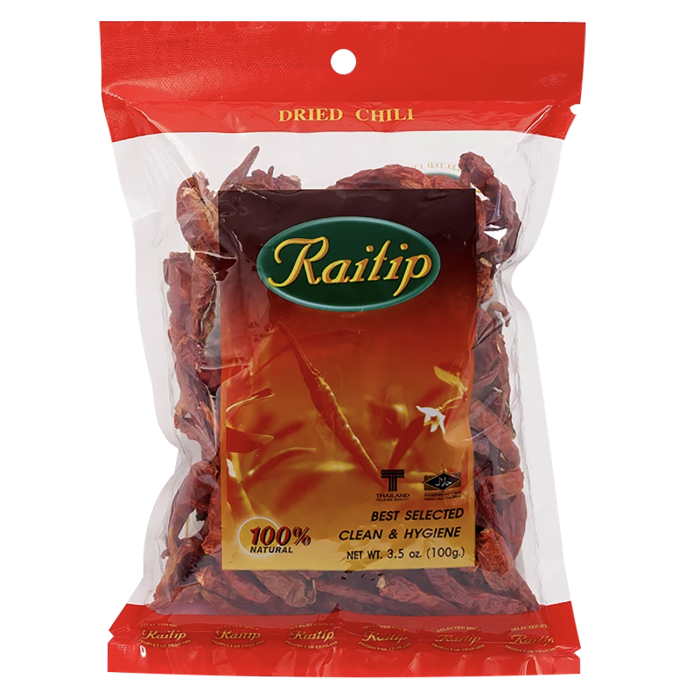 พริกแห้ง Raithip ขายส่ง พรีเมียม ไทย | Food Project